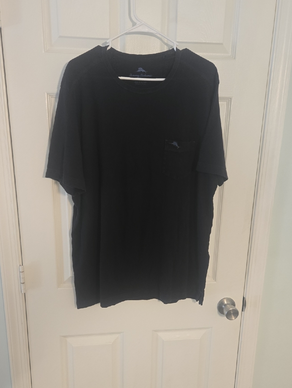 Tommy Bahama Black Short Sleeve Pocket Tee